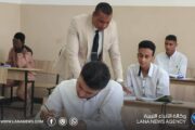 مراقب تعليم سبها يتفقد انطلاق امتحانات الشهادة الثانوية بالبلدية