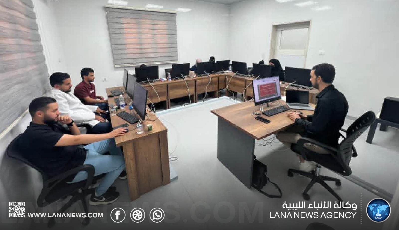 مصرف الدم المركزي بسرت ينظم برنامجًا تدريبيًا على منصة 
