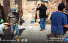 صبراتة.. تدريب ميداني لطلبة تقنيات ترميم الآثار