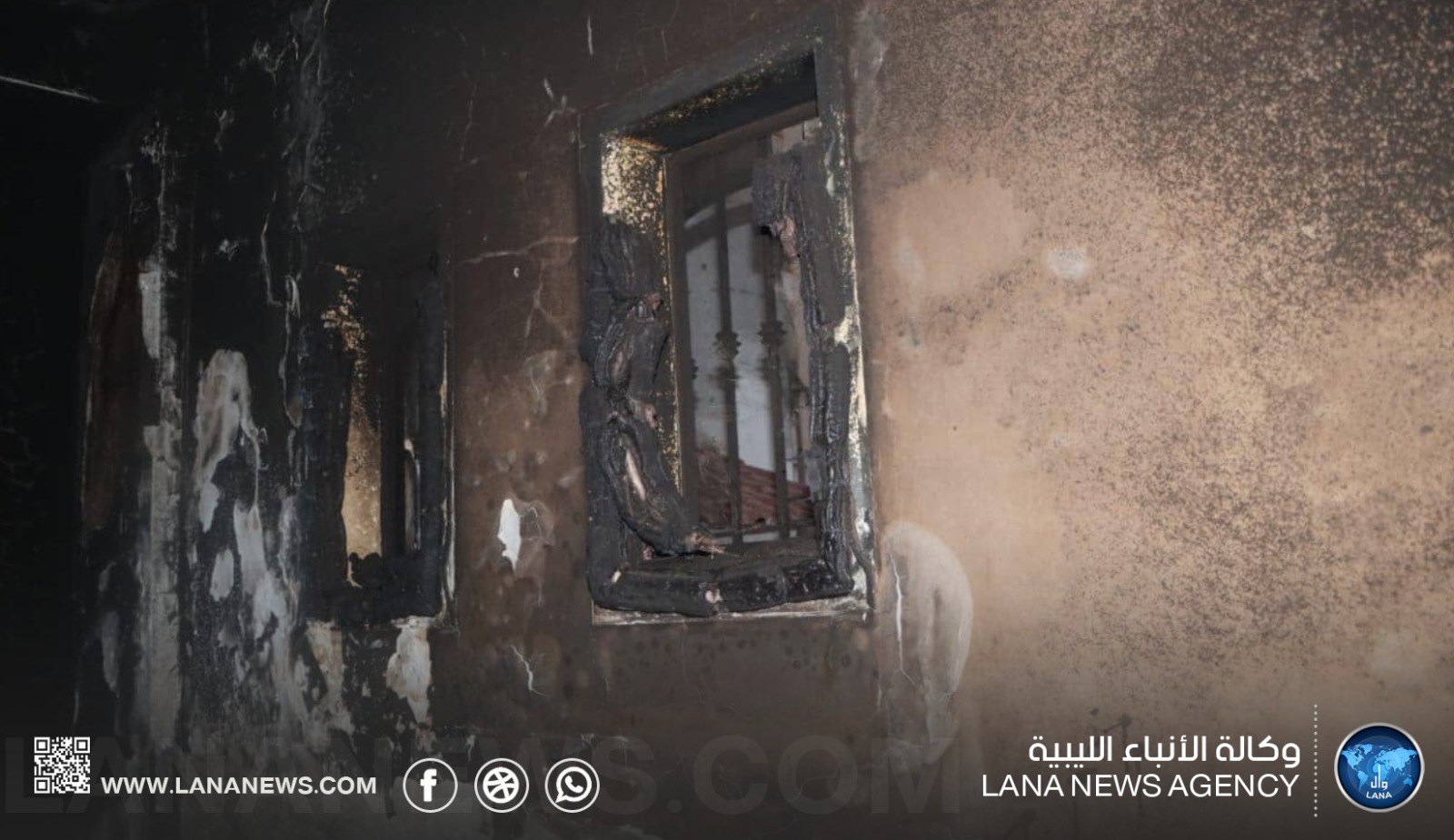 وفاة أم وثلاثة من أبنائها إثر حريق داخل شقة سكنية بزاوية الدهماني في طرابلس