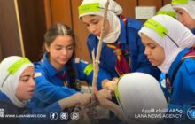 اختتام المخيم الكشفي الـ38 لمرشدات بنغازي 