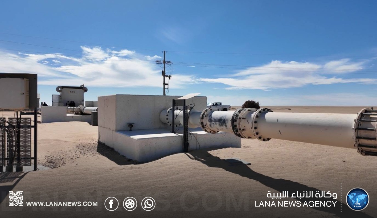 عودة تشغيل آبار السرير بمنظومة النهر بعد إصلاح العطل الكهربائي