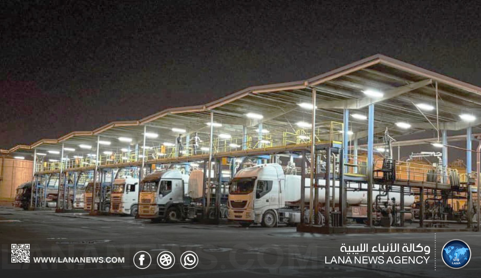 البريقة تضخ نحو 7 ملايين لتر وقود عبر رأس المنقار ببنغازي