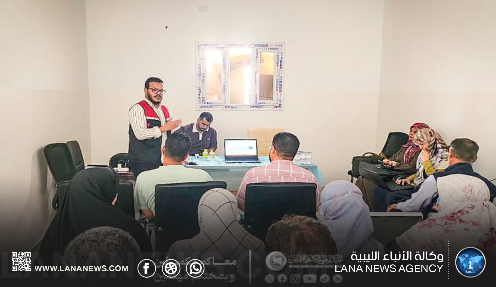 تنظيم برامج تدريبية متخصصة لتعزيزِ الوقاية والحد من مخاطر انتقال العدوى