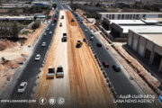 صندوق التنمية يواصل تطوير طريق الهواري لرفع كفاءة الحركة في بنغازي