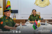 نائب القائد العام يبحث مع رئيس أركان قوات حرس الحدود الأوضاع الأمنية