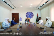 الحويج يُؤكد دعم مشاركة الشباب في بناء الدولة خلال لقائه وفد شباب التبو