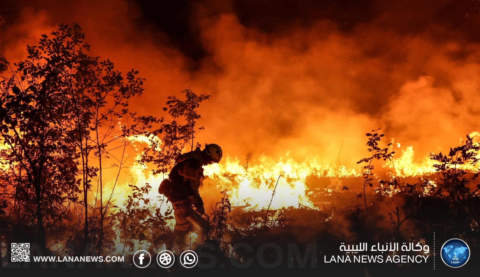 إجلاء 10 آلاف شخص بسبب الحرائق جنوب غرب فرنسا