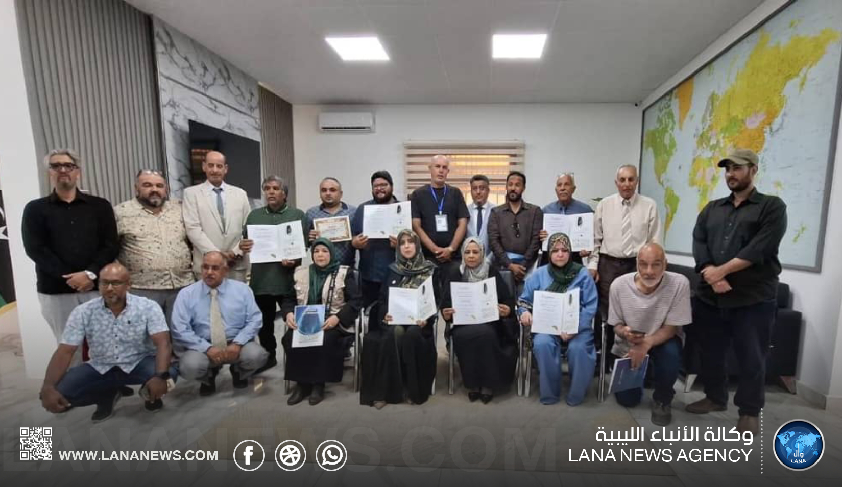 اختتام دورة تدريبية حول إعداد الدعاية الانتخابية للمترشحين في بنغازي
