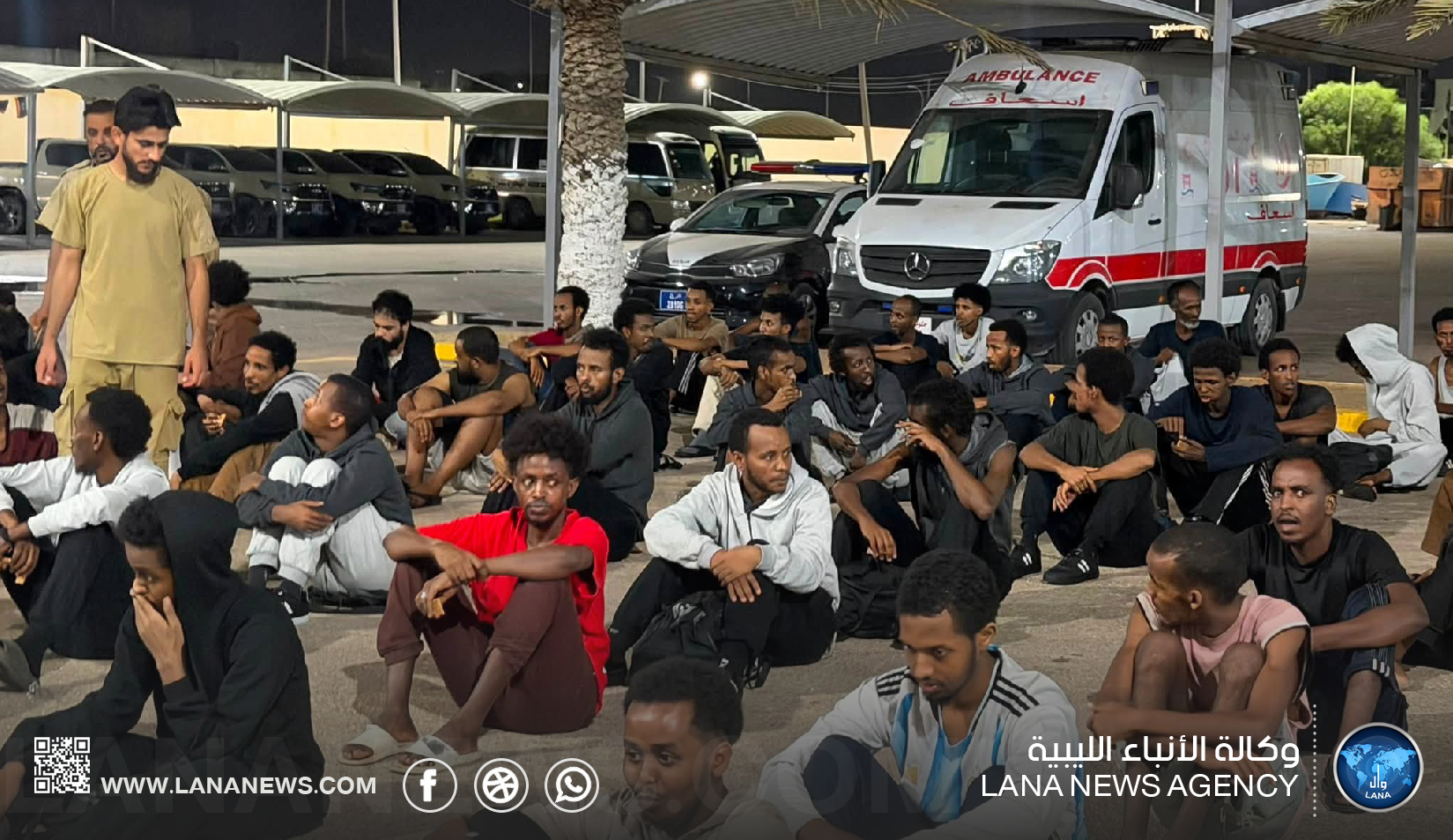 ترحيل 52 مهاجرًا غير شرعيًا من الجنسية الصومالية عبر مطار معيتيقة