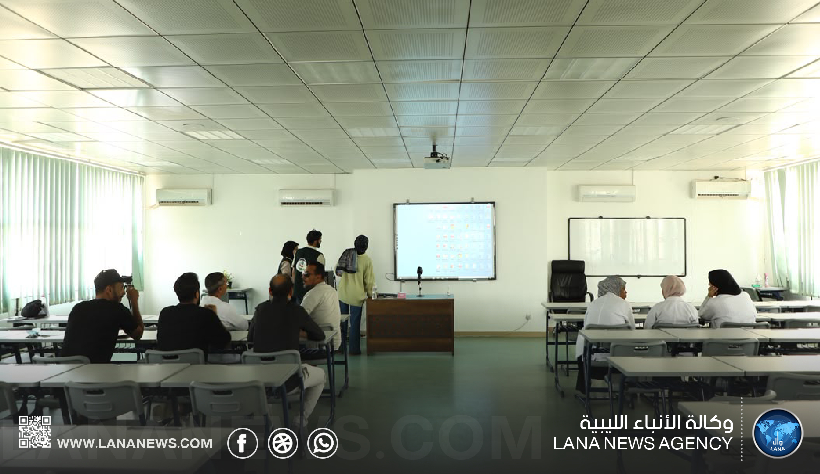 مستشفى العيون ببنغازي ينظم حملة للتوعية بإعادة تدوير المخلفات الطبية