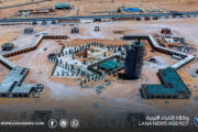 تواصل أعمال إنشاء مسجد المشير بمدينةِ سبها ضِمن مشاريع التنمية