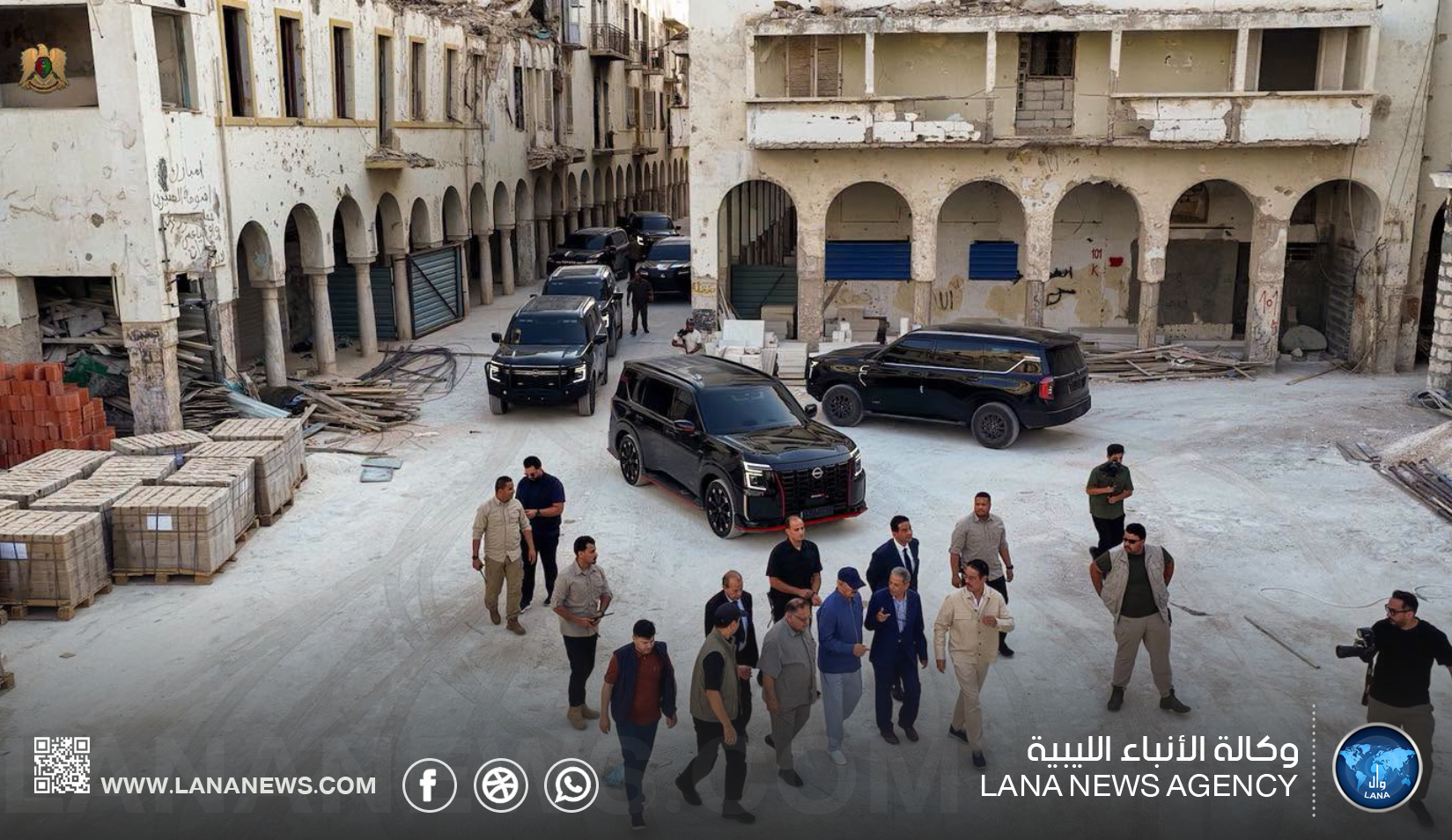 القائد العام يتفقد مشاريع الإعمار والتنمية في بنغازي