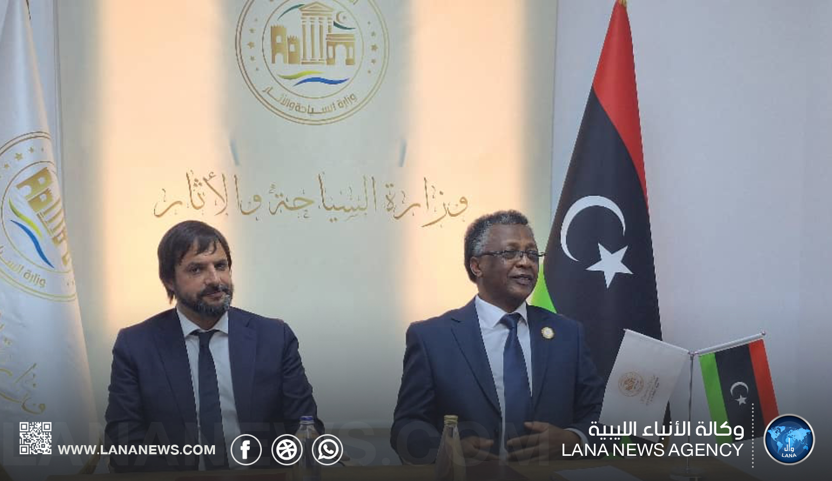 وزارة السياحة والآثار توقّع مذكرة تفاهم إيطالية لترميم المواقع الأثرية وتأهيل الكوادر الوطنية
