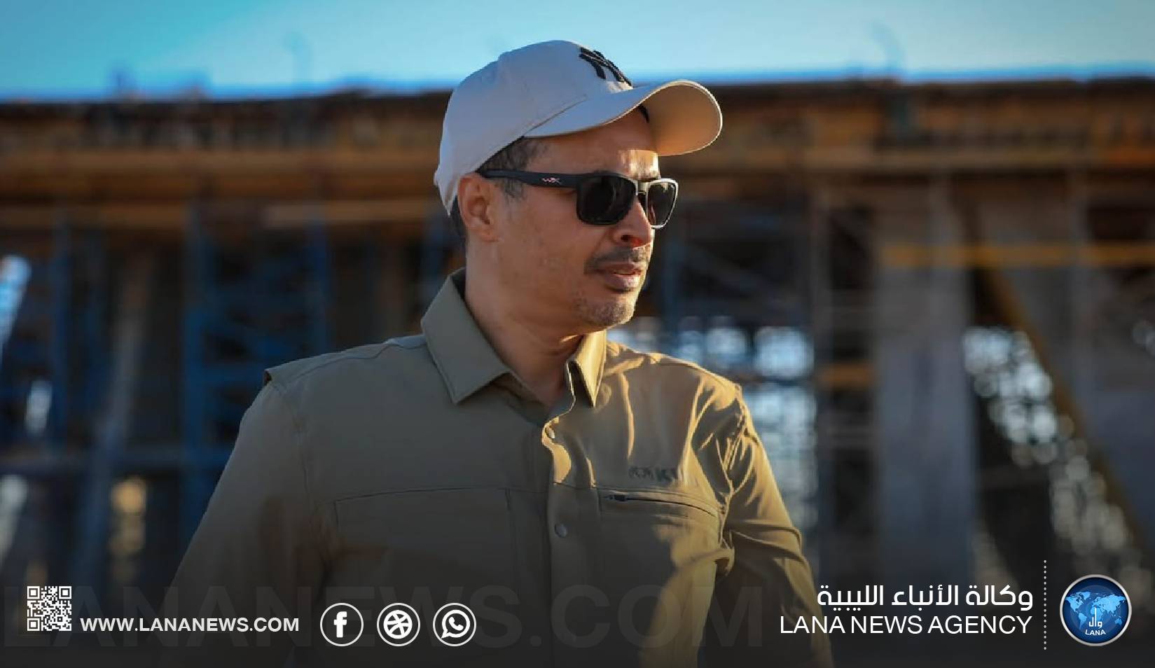 جولة تفقدية لمدير مكتب القائد العام لمشروع مطار خليفة الدولي