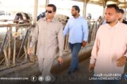 متابعة سير العمل بمحطة القرضابية لتربية الأبقار بسرت