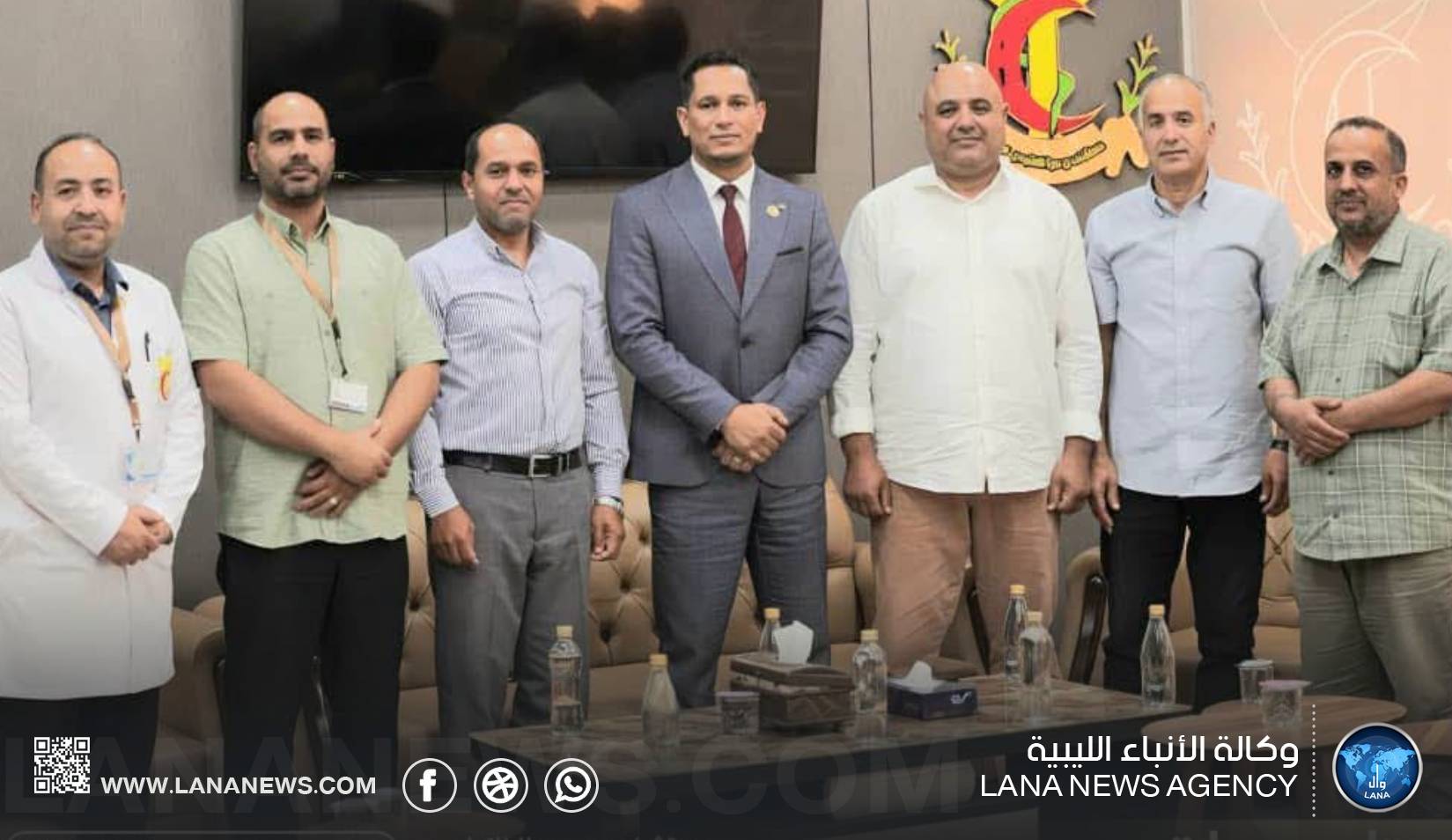  مستشفى بن سينا وشركة رأس لانوف يناقشان آفاق الشراكة