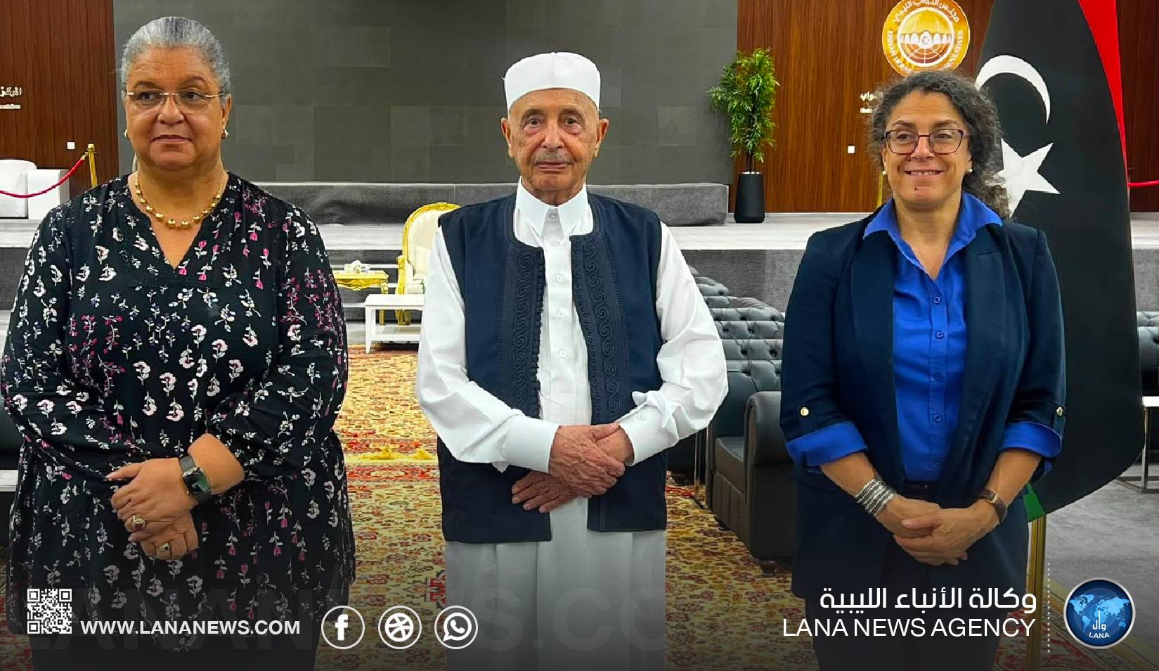 رئيس مجلس النواب يبحث مع المبعوثة الأممية تطورات العملية السياسية في ليبيا