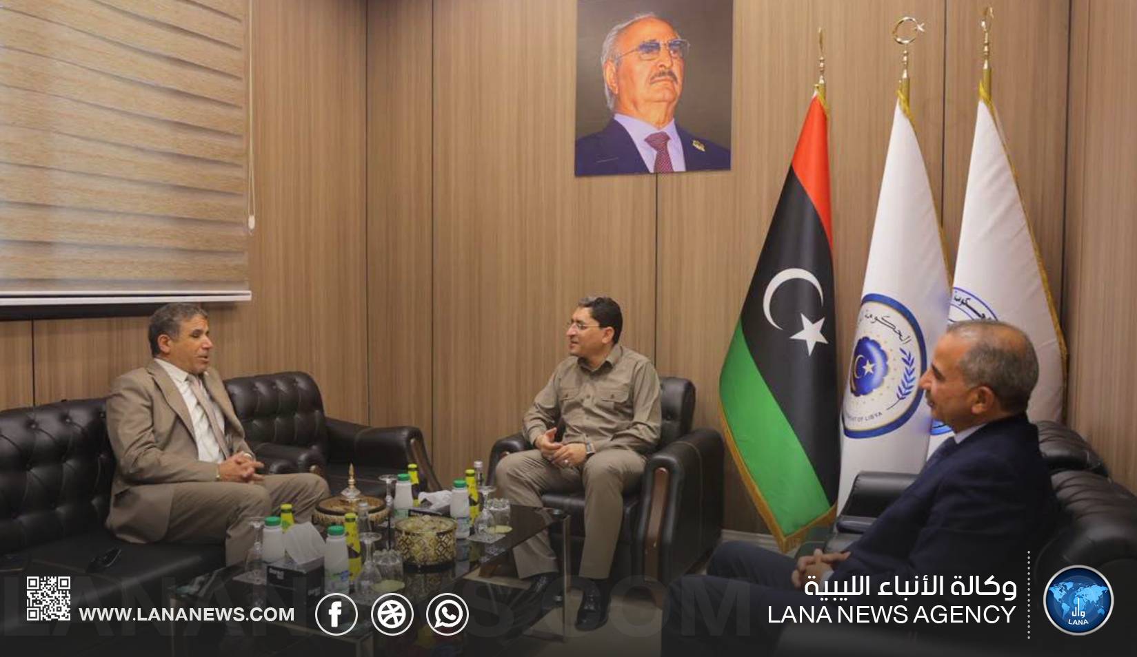 بحث آفاق التعاون بين وزارة العمل وجامعة العرب للعلوم الطبية