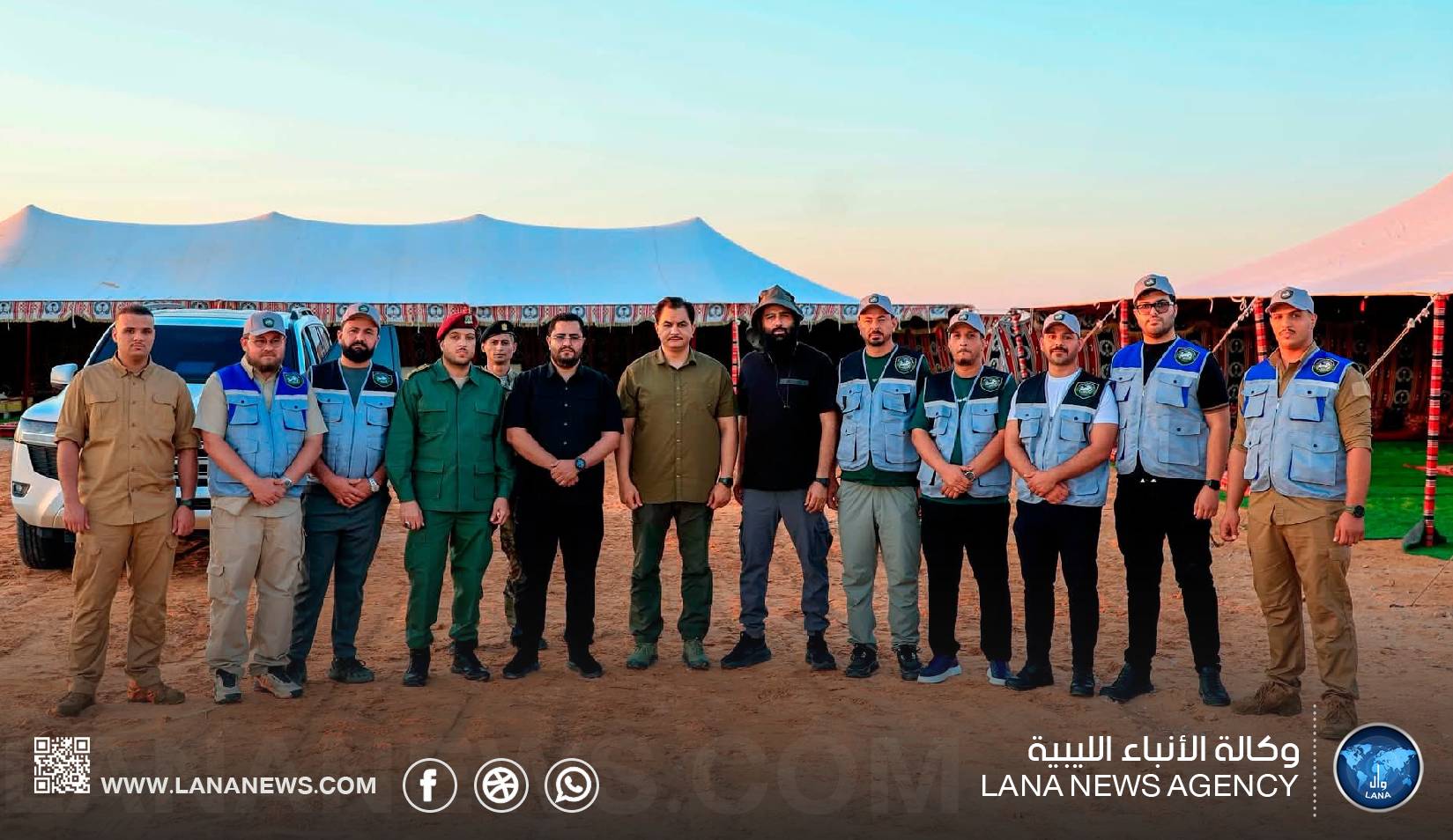 نائب القائد العام يتفقد المحميات الطبيعية في سرت
