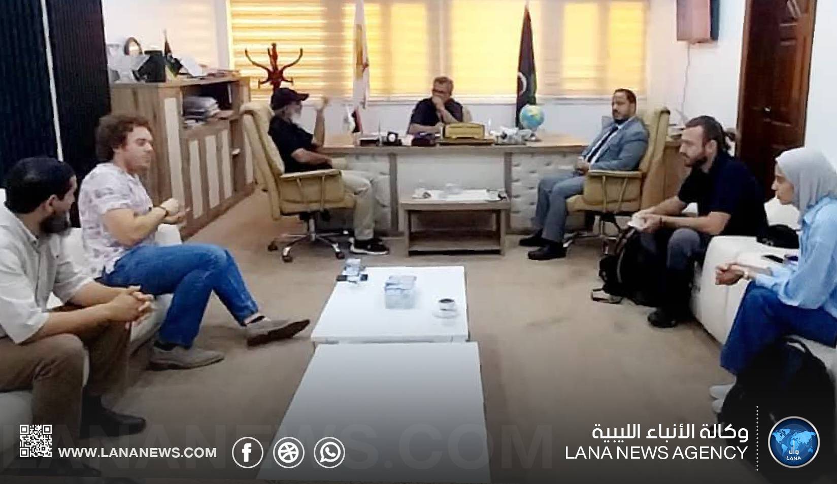 وفد إيطالي يبحث تطوير المياه والصرف الصحي بالمرج
