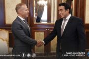 رئيس المجلس الرئاسي يبحث مع مبعوث الرئيس الفرنسي مستجدات الأوضاع في ليبيا