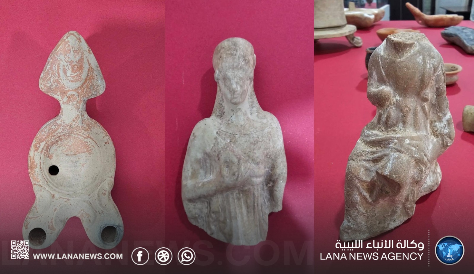 129 قطعة أثرية تدخل عهدة مراقبة آثار بنغازي خلال عامين