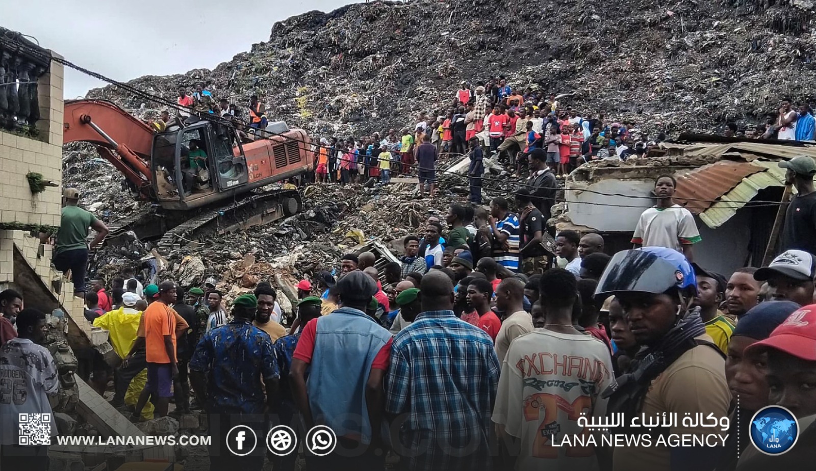 انهيار مكب للنفايات في غينيا يودي بحياة 30 شخصا وإصابة 22 آخرين