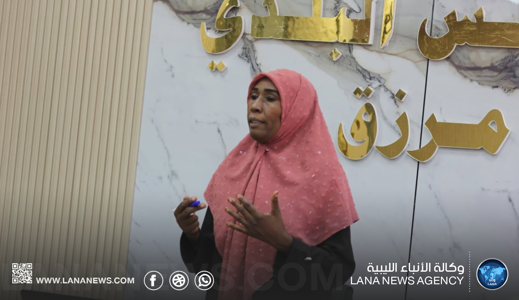 مكتب التنمية المجتمعية بمرزق يُنظم محاضرة حول دور المرأة في إصلاح المجتمع