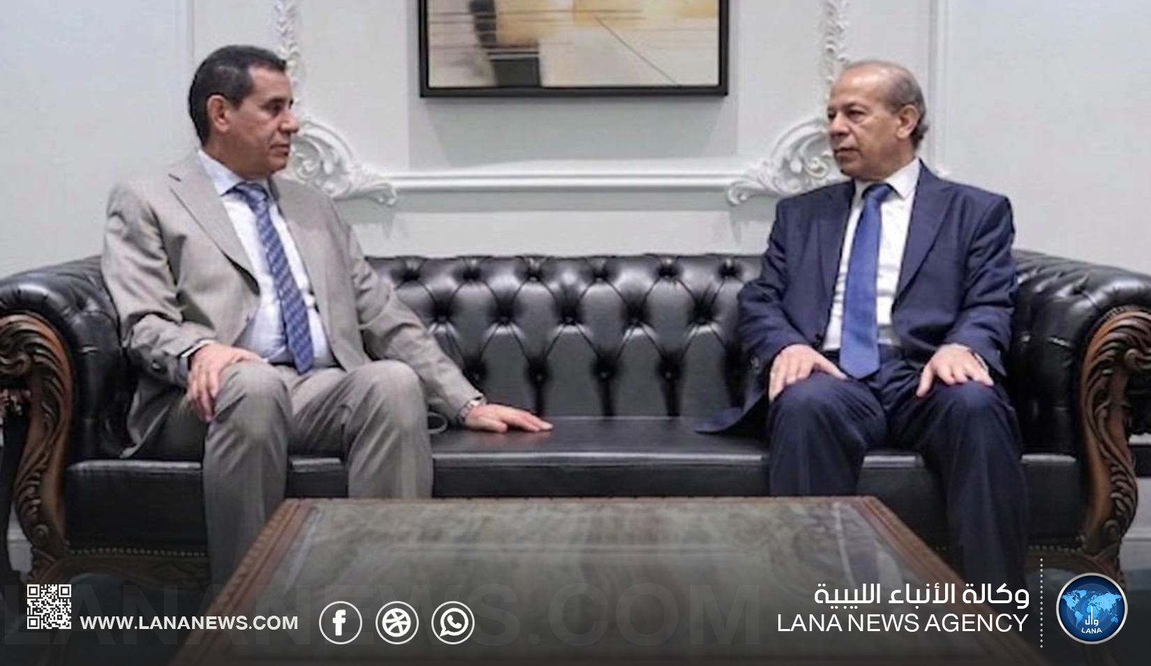 نائب رئيس مجلس الوزراء يبحث مع بلدية بنغازي خطط العمل والمشروعات الخدمية