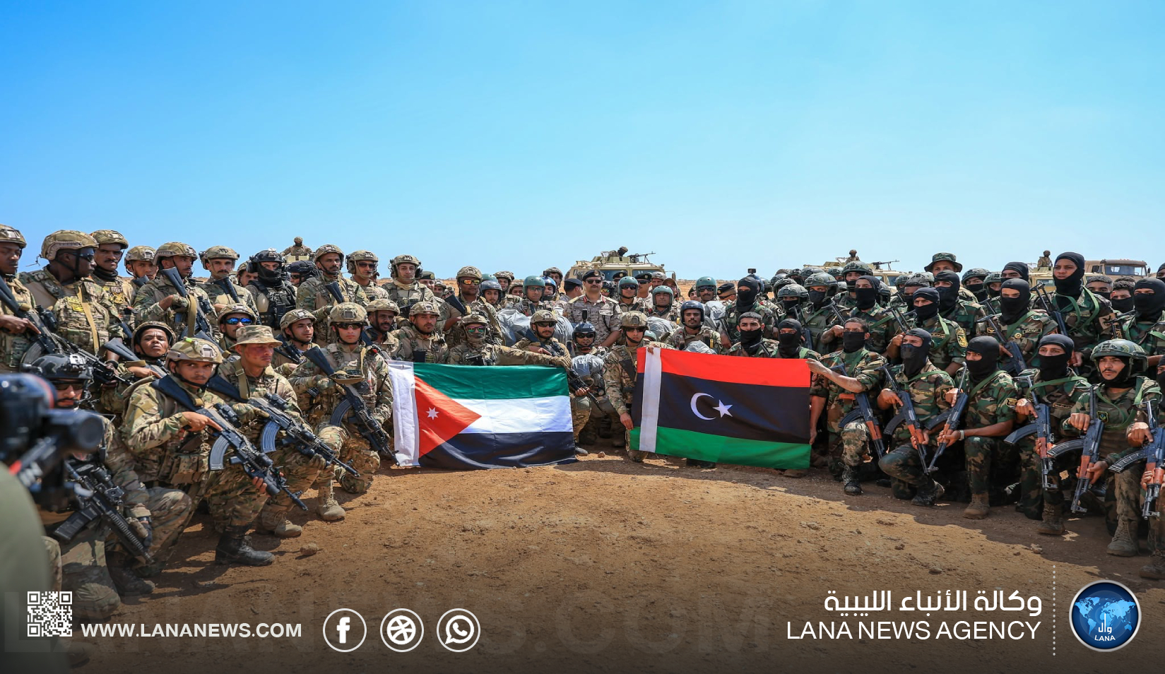 رئيس الأركان العامة يشهد المناورة العسكرية المشتركة «الترابط 2» بين ليبيا والأردن
