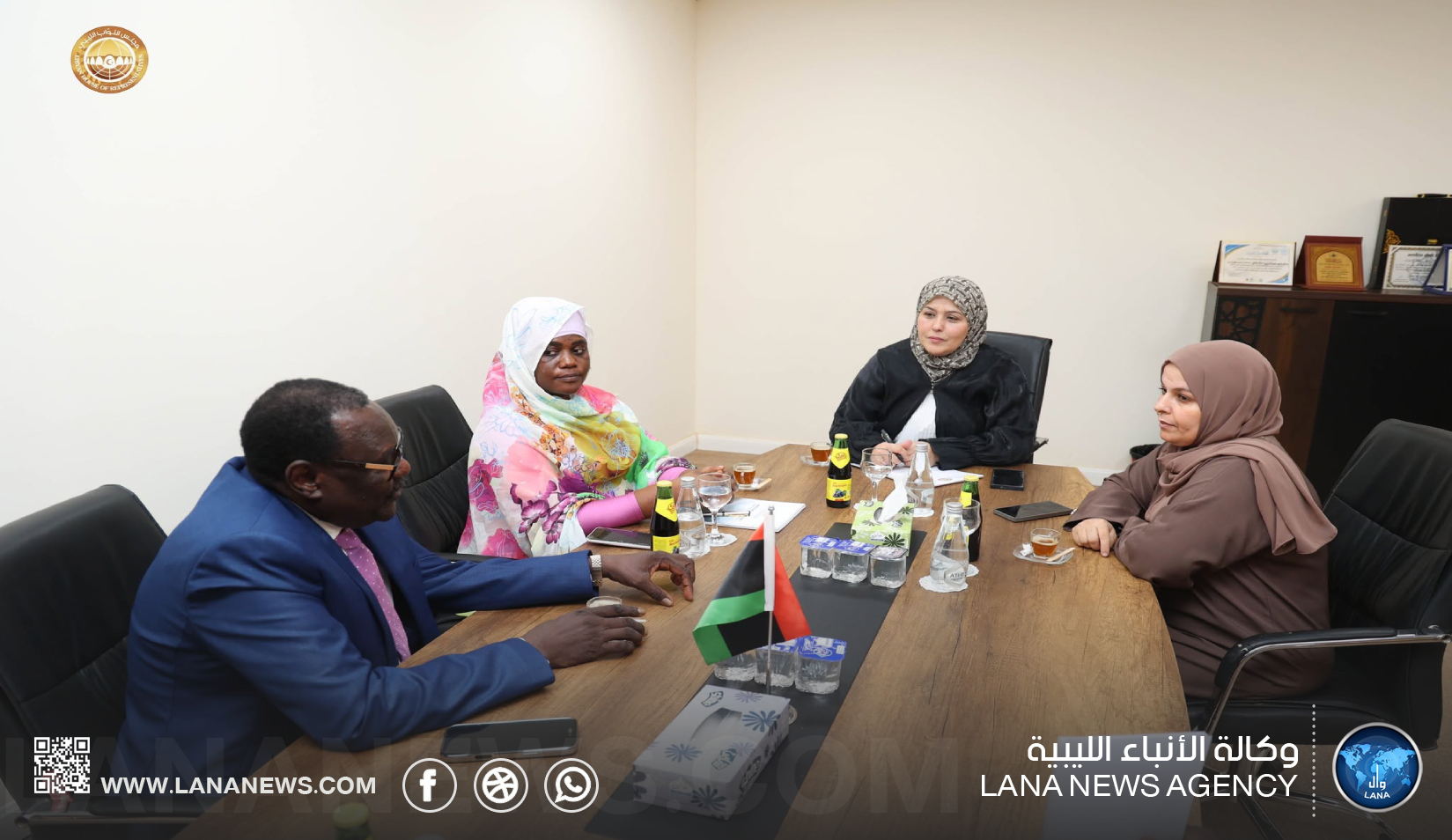 لجنة المرأة والطفل تبحث مع وزارة العدل التشادية تنظيم مؤتمر حول سجون النساء والأحداث