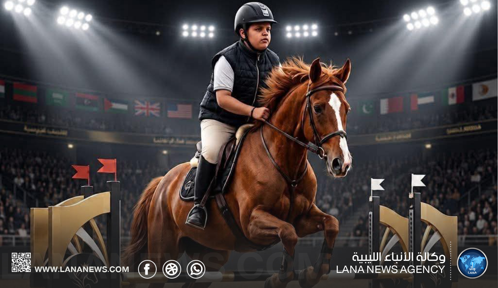 مصراتة تستضيف بطولة القبس الثانية لقفز الحواجز