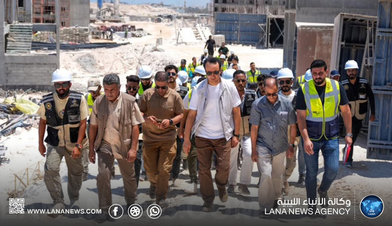 مدير عام صندوق التنمية وإعادة إعمار ليبيا يتابع ميدانيًا مشروعات التعليم والصحة والإسكان في المرج والبيضاء ودرنة