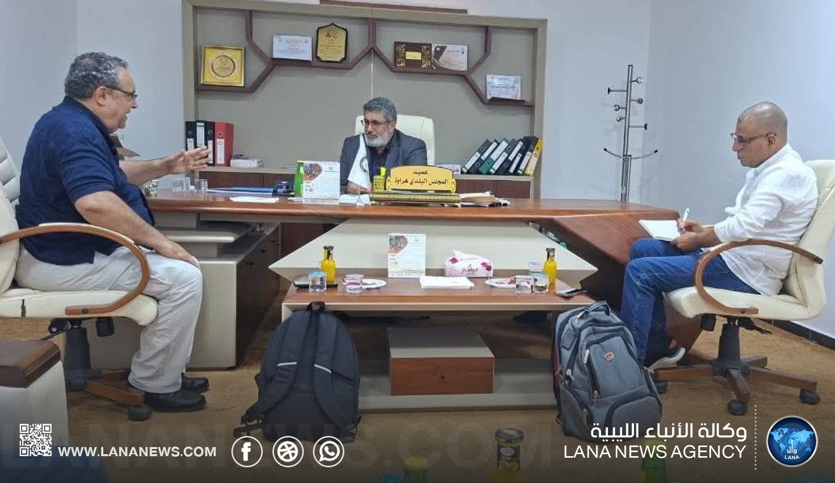 بلدية هراوة تبحث مع مبادرة نيقوسيا للتنمية تنفيذ مشاريع في قطاع الصيد البحري