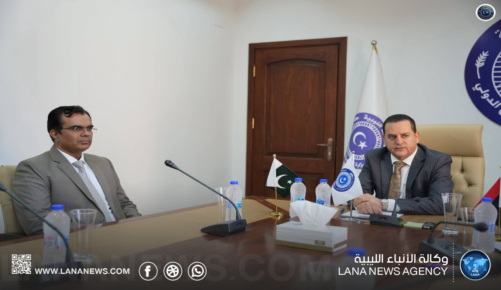 وزير الخارجية يلتقي القنصل العام الباكستاني تمهيدًا لافتتاح القنصلية في بنغازي