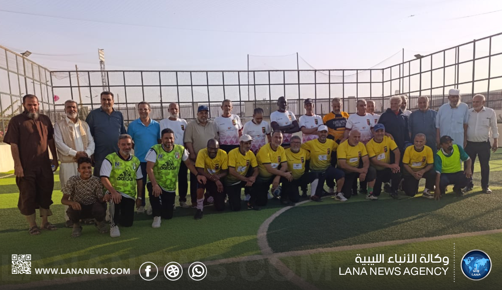 اللجنة التأسيسية لكرة القدم بالمشي تنظم مباراة استعراضية بالمقرون
