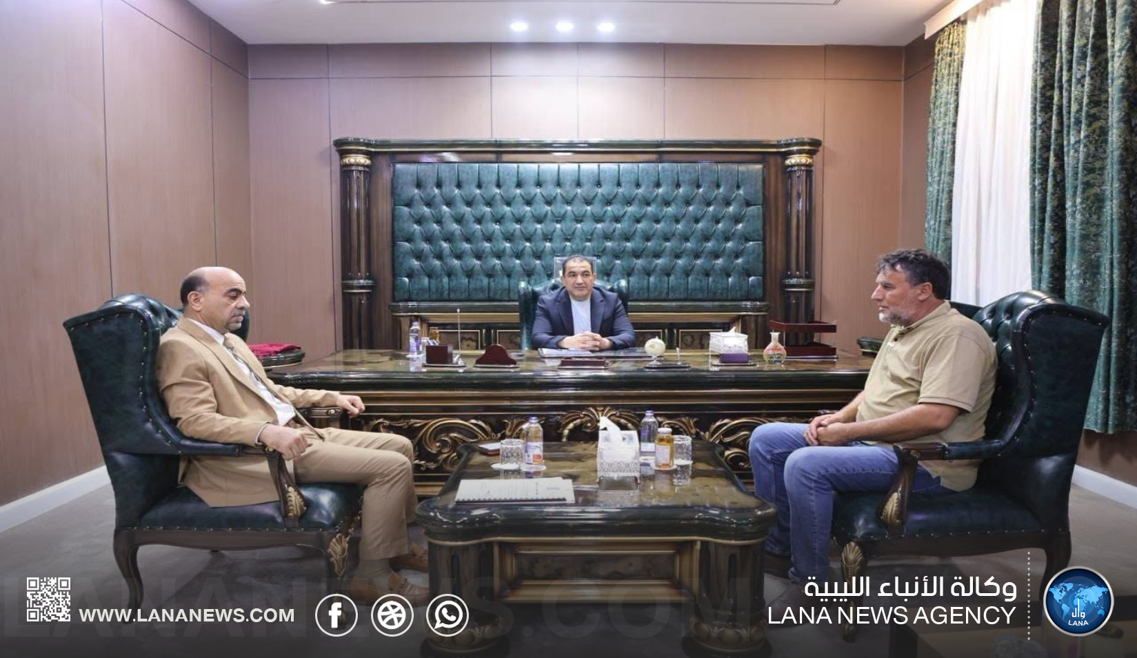 وزير الداخلية يبحث تأمين المؤسسات التعليمية ومخازن وزارة التعليم في بنغازي