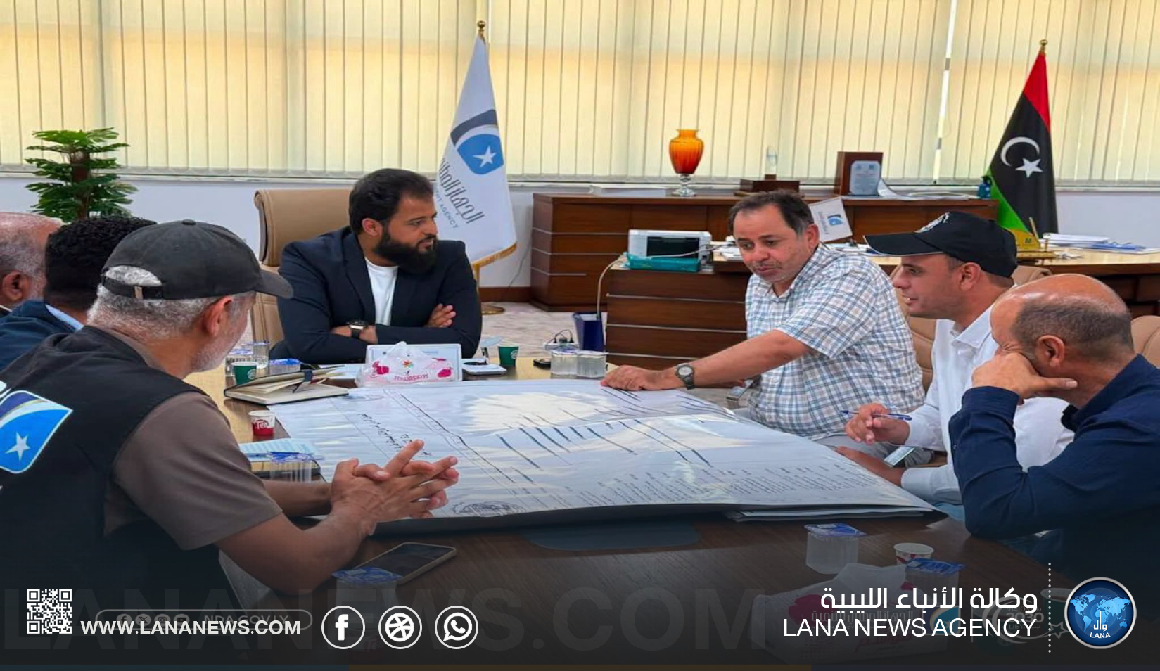 تسليم موقع مشروع طريق برطمة الشويرف للشركة المنفذة إيذانًا ببدء الأعمال