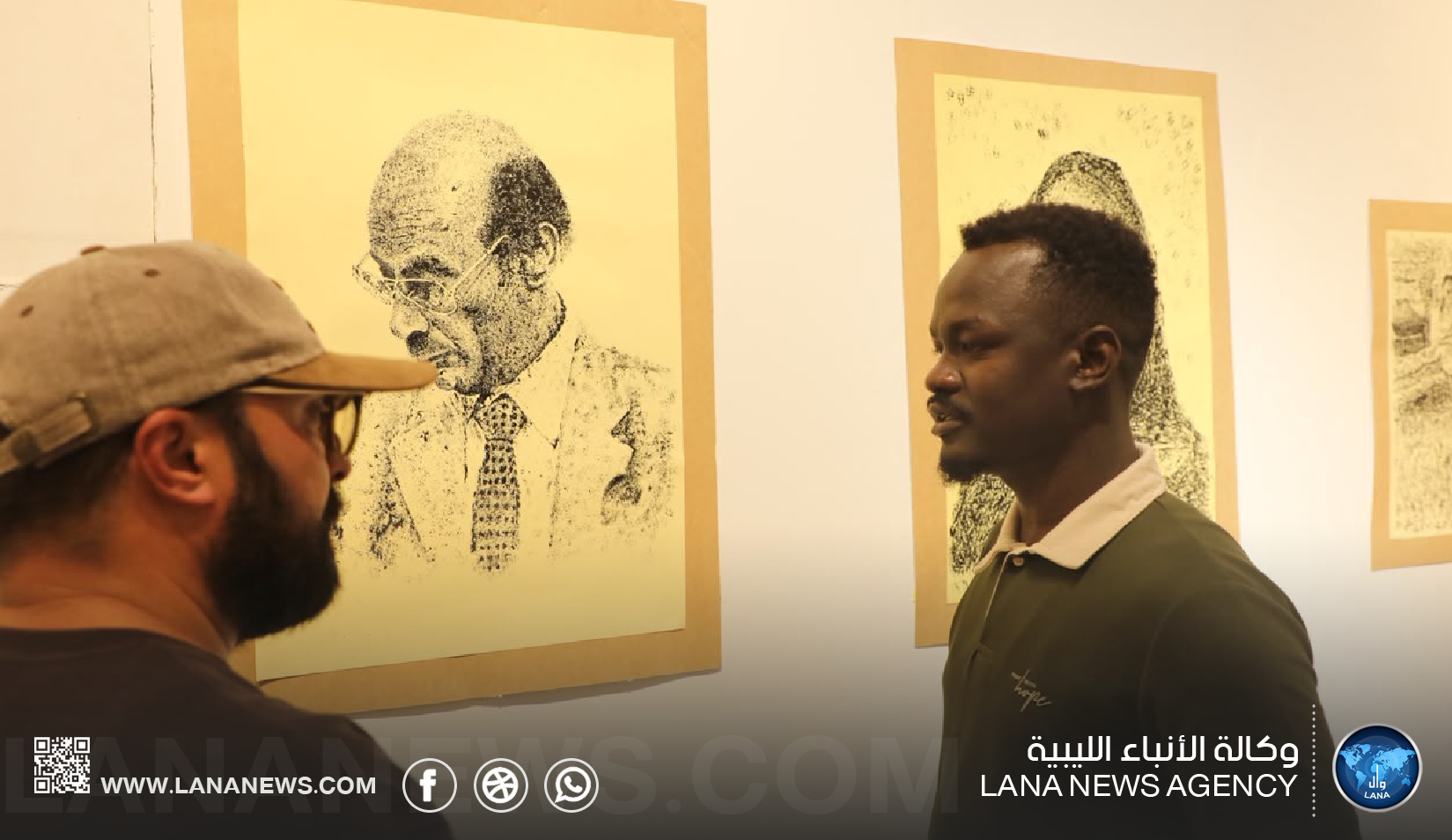 «قبل فوات المكان».. معرض تشكيلي يستحضر ذاكرة السودان في بنغازي