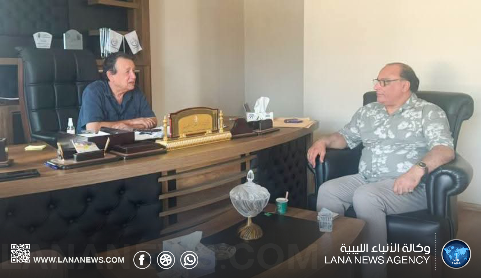 وكيل وزارة الرياضة يبحث مع بلدية سرت دعم قطاع الرياضة والأندية