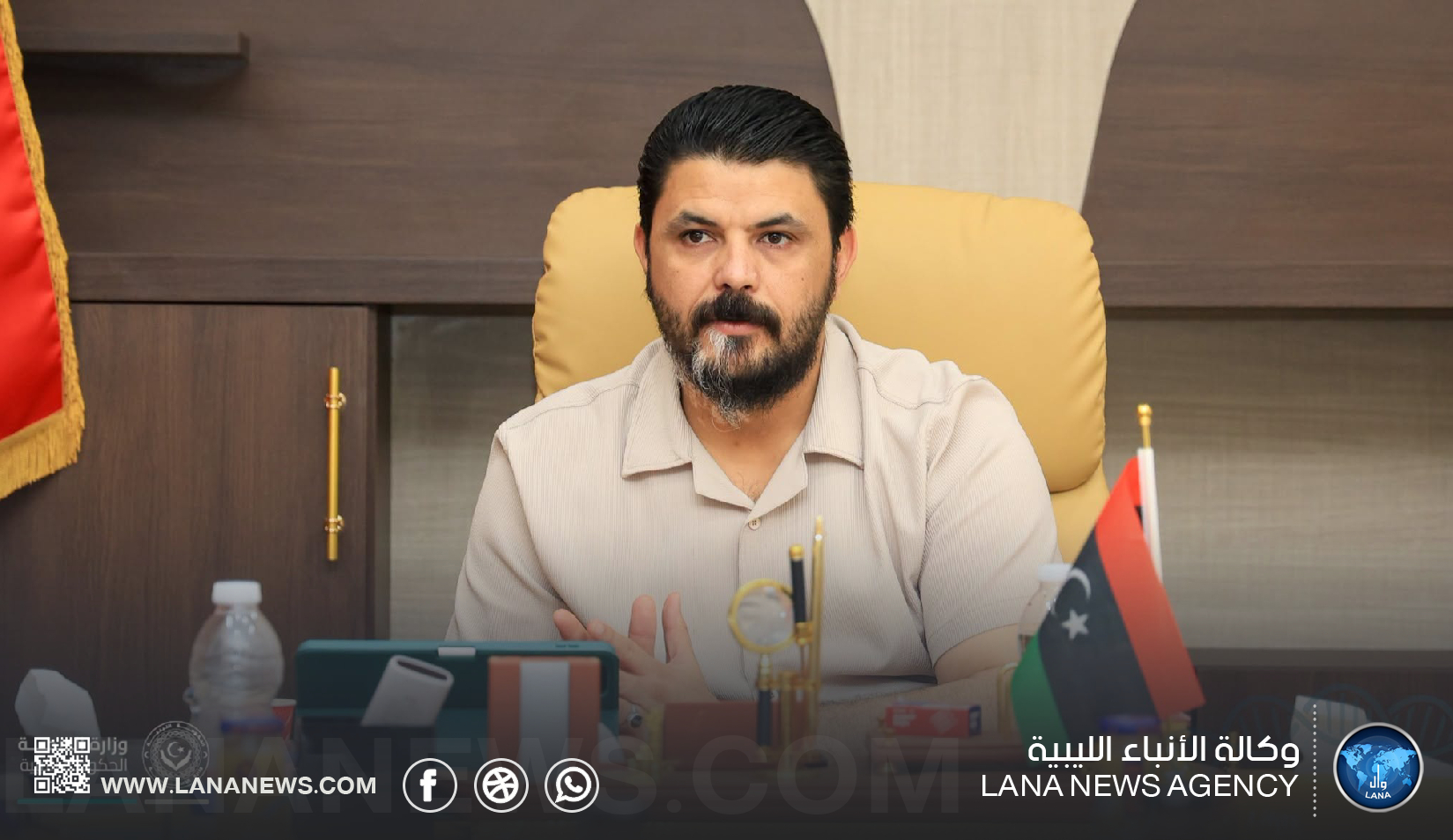 وكيل الصحة بالحكومة الليبية يشدد على رقابة القطاع الخاص بالجنوب