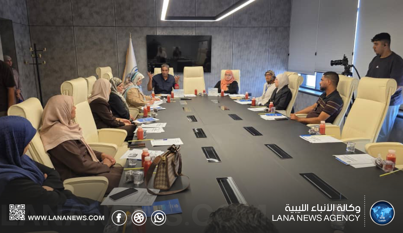 جامعة بنغازي تبحث تفعيل أقسام الخدمة الاجتماعية وتعزيز دعم الطلبة