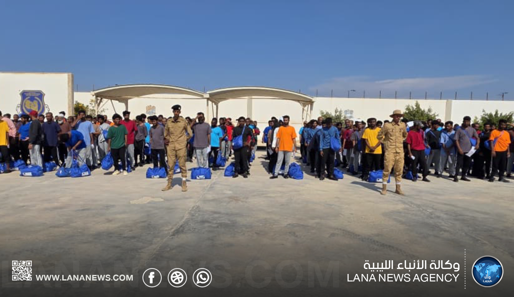 ترحيل 174 مهاجرًا بنغلاديشيًا من بنغازي عبر مطار بنينا الدولي