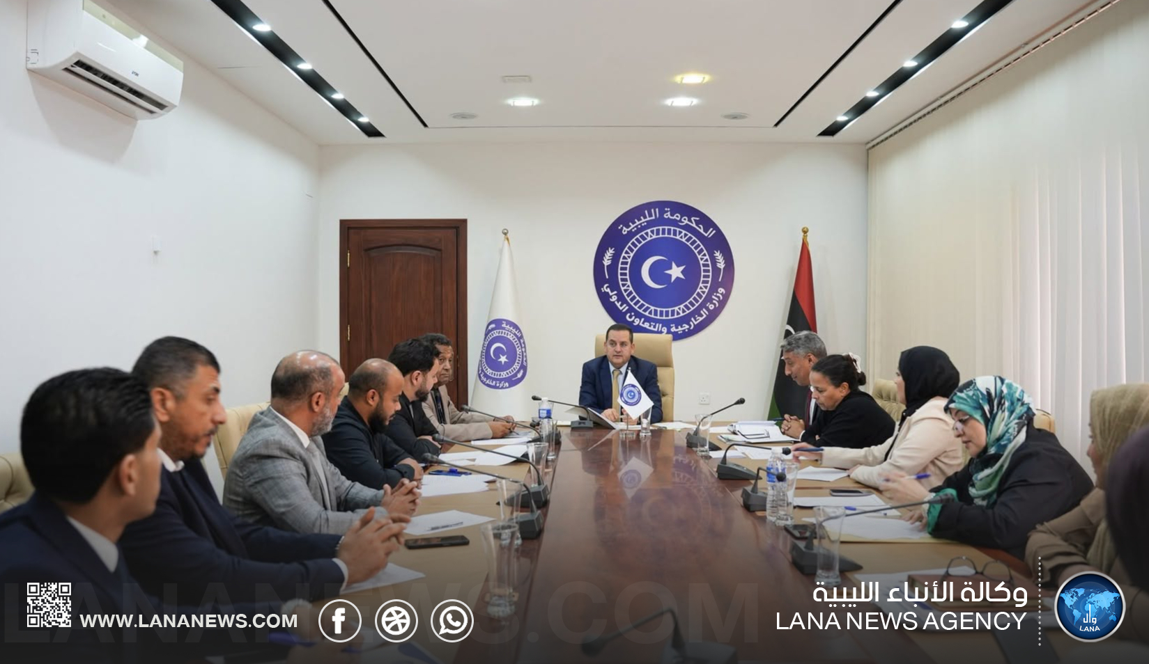 الخارجية تُتابع الاستعدادات لقبول دفعات جديدة من الملحقين الدبلوماسيين في بنغازي وسبها