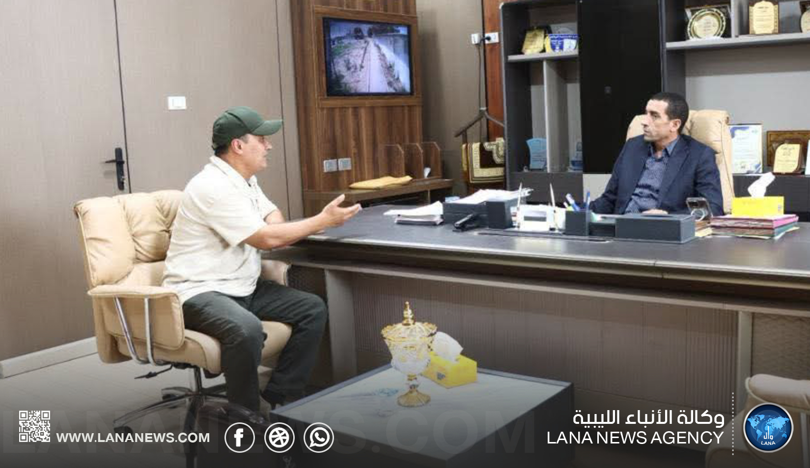 تعاون بين جهازي استثمار مياه النهر الصناعي والوطني للتنمية لدعم الموسم الزراعي