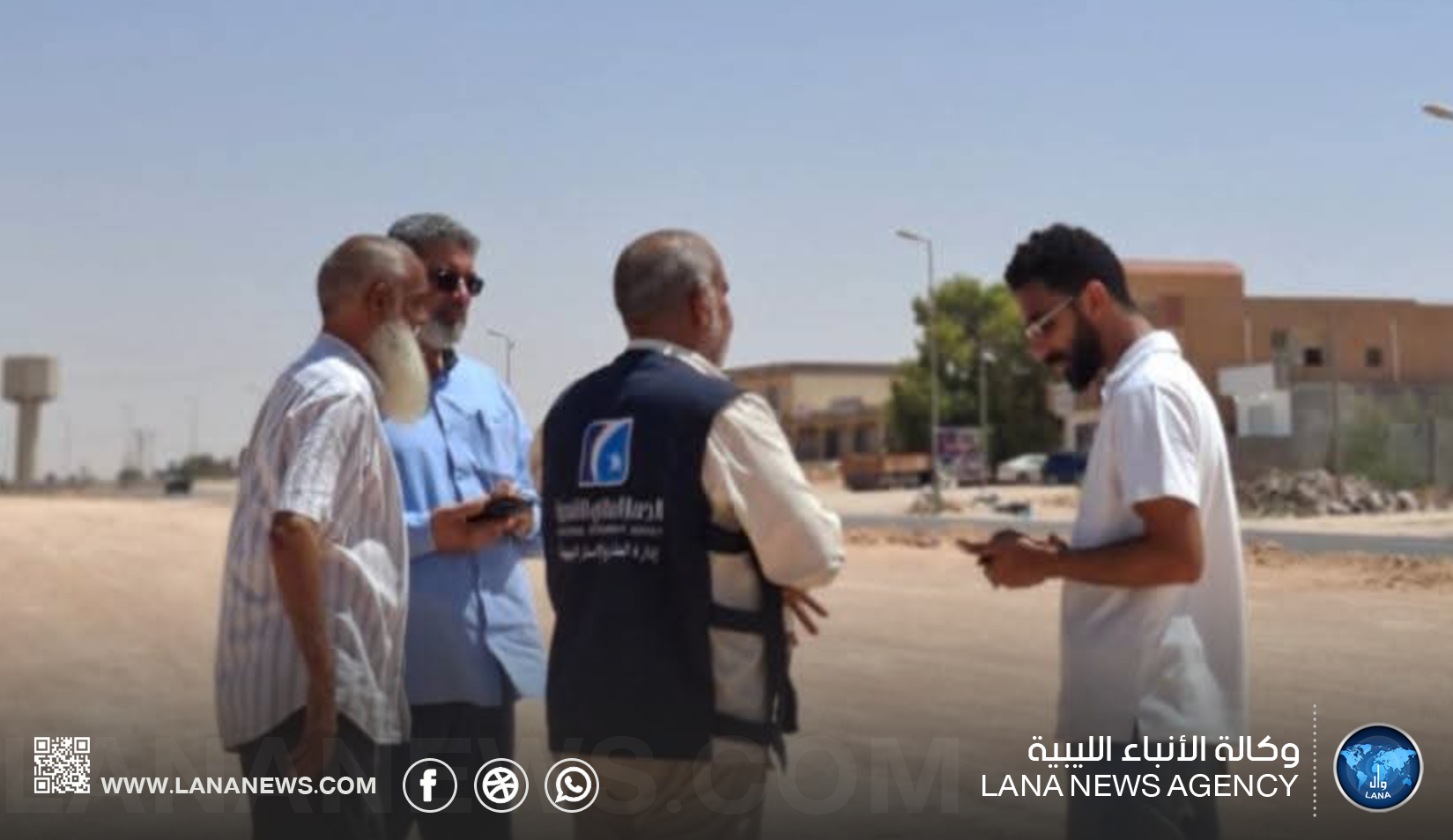 بلدية هراوة والجهاز الوطني للتنمية يُتابعان تنفيذ عبارات الطريق الدولي
