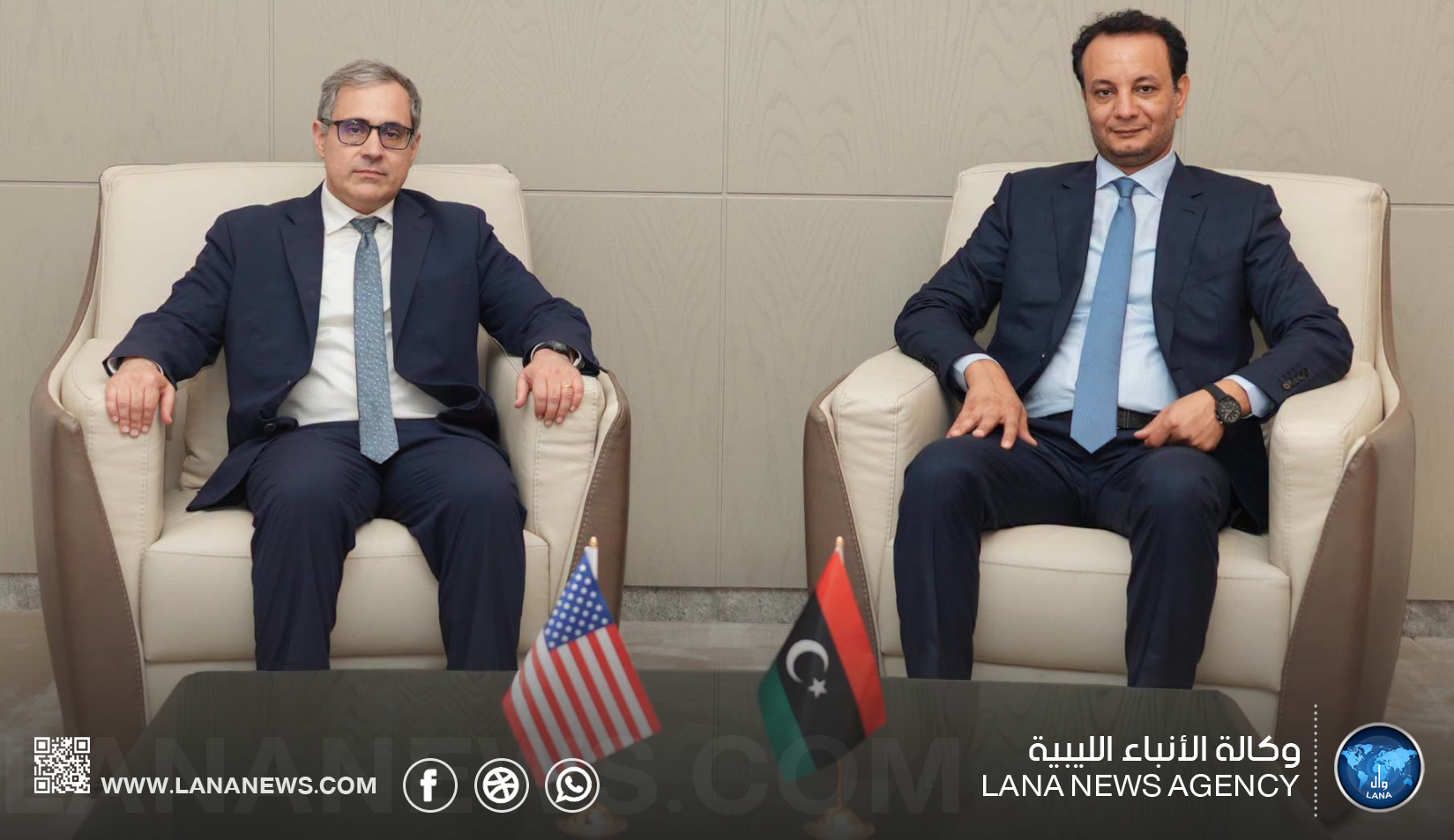 مدير صندوق التنمية يبحث مع القائم بالأعمال الأمريكي دعم الاستقرار والتنمية
