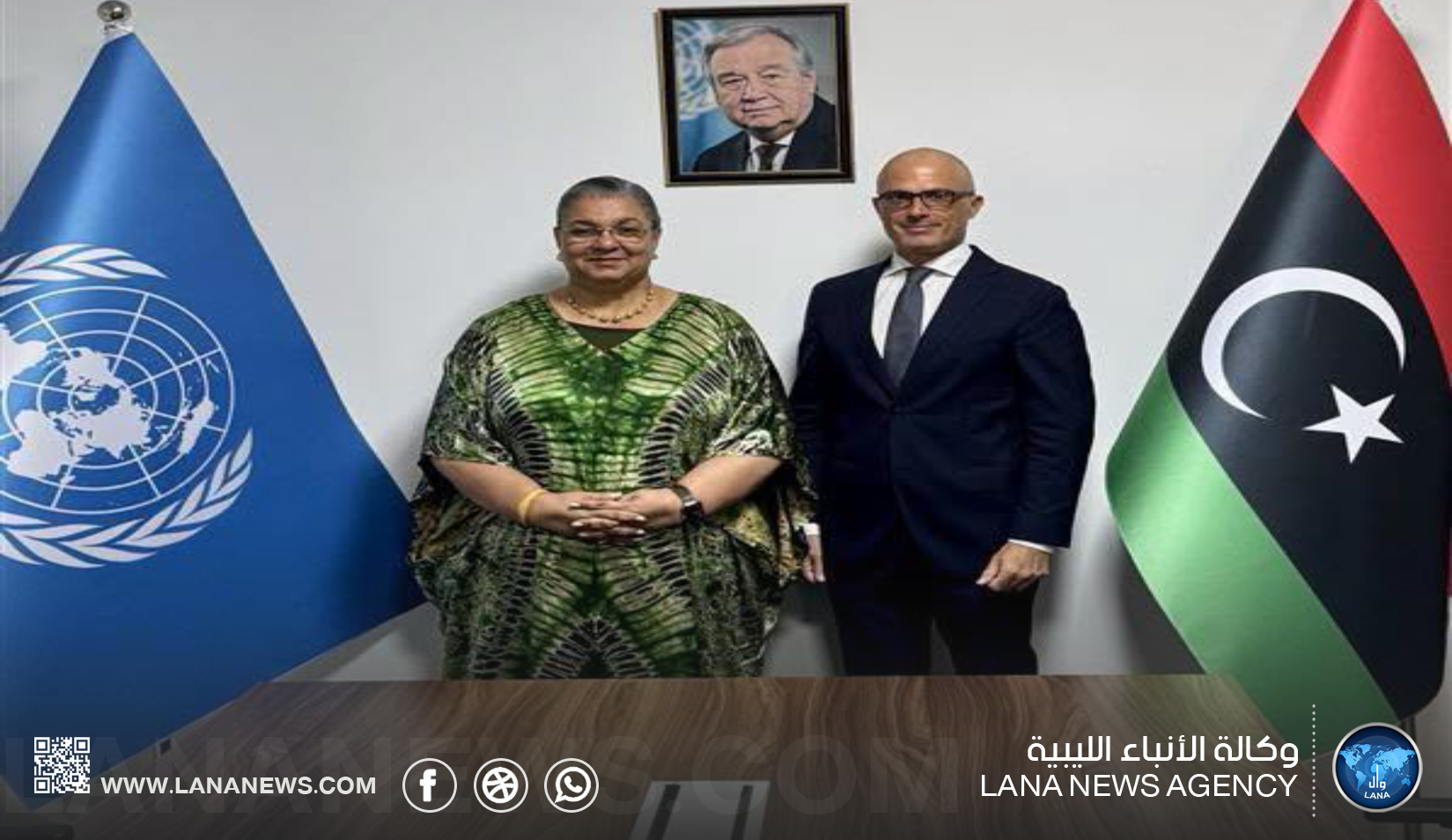 المبعوثة الأممية تبحث مع سفير الاتحاد الأوروبي دعم المسار الانتخابي في ليبيا