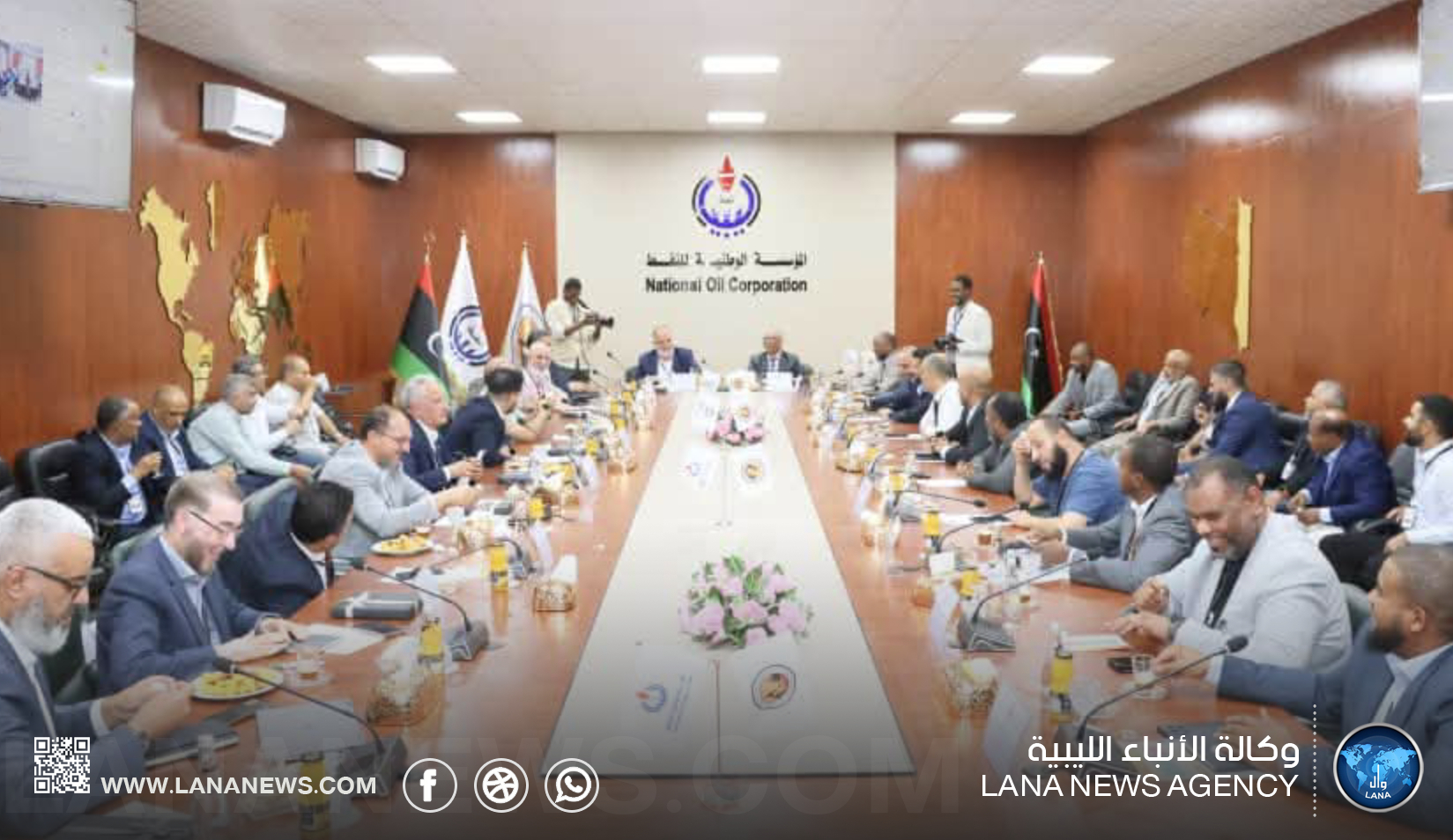 المؤسسة الوطنية للنفط تبحث سُبل دعم مشاريع زلاف ليبيا في الجنوب